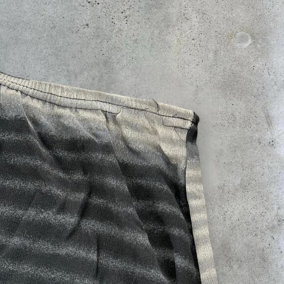 Vintage striped maxi skirt // plus size - Picture 4 of 8